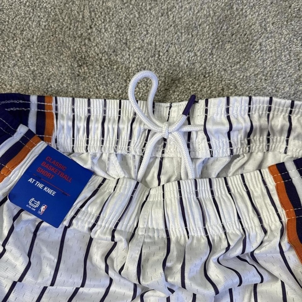 Phoenix Suns Pinstripe Shorts Men's Small Purple NBA NWT - Picture 8 of 8